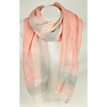 Šála Bavlněná šála vzor 2 Barva: lososová