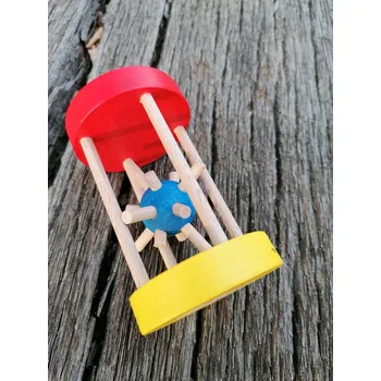 Hlavolam Dřevěný ježek v kleci