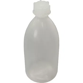 Láhev 301-770506 LDPE LÁHEV 250 ML NATUR ÚZKOHRDLÁ KULATÁ, BEZ UZÁVĚRU