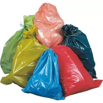 Pytle na odpadky PYTEL LDPE 120L 700 X 1100 X 0,06 MM ŽLUTÉ 25 KS/ROLE