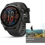 Garmin Fenix 8 43mm AMOLED, Titan Sapphire Carbon Gray