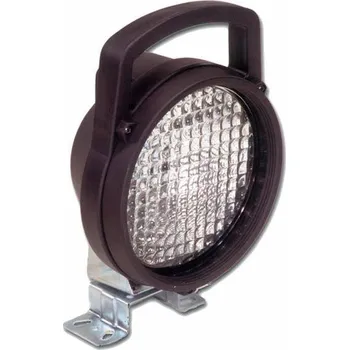 Auto-moto Pracovní halogenové světlo kulaté, 165 mm s držadlem a vypínačem