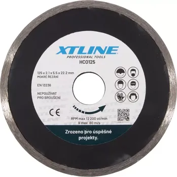 Brusný kotouč XTline Kotouč diamantový plný 115x22,2 HCO115