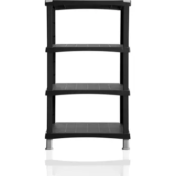 police Koupelnový regál Bama černý 40 x 80 x 137 cm