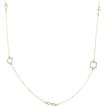 Řetízek Zlatnictví Helios Náhrdelník se symboly