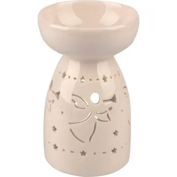 Aroma lampa Anděl Přerov Aromalampa porcelánová bílá s andělem 14,2 cm