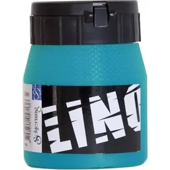 Speciální výtvarná barva Barva linoryt Schjerning 250ml tyrkysová zelená