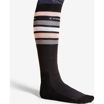 Pánské ponožky FOUGANZA Jezdecké podkolenky 100 ČERNÁ