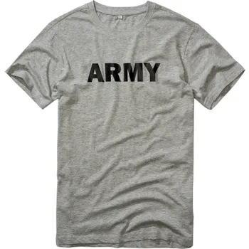 Pánské tričko Pánské triko ARMY, Brandit, šedý melír, XXL