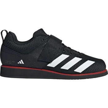 Pánská fitness obuv ADIDAS Boty Powerlift 5 Weightlifting 38 2/3 BÍLÁ|ČERNÁ|ČERVENÁ