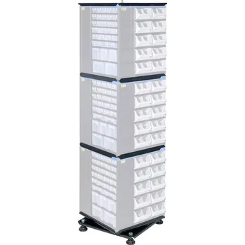 Allit 464665 otočný stojan , VarioPlus Pro R 171, (š x v x h) 445 x 1710 x 445 mm, černá, 1 ks