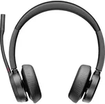 HP Poly Voyager 4320 USB-C Headset +BT700 Dongle Headset otevřená (On Ear) Bluetooth® stereo černá Potlačení hluku Počít