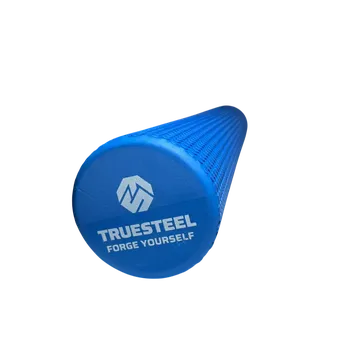Pěnový válec TRUESTEEL Masážní válec - Foam roller 90 cm Modrý