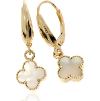 Náušnice Zlatnictví Helios Zlaté náušnice s perletí