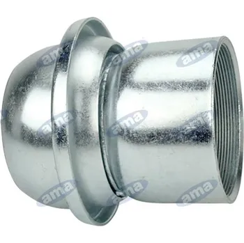 okap Pozinkovaná spojka samec Ø 80 mm, závit samice 3"