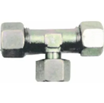 Matice T spojka 2x matice s prstenem 15 mm, 1x převlečná matice 22x1,5