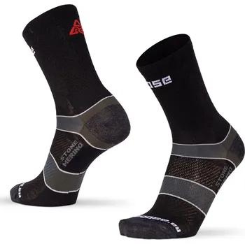 Moose Outdoorové ponožky STONE Merino Barva: Černá, Velikost: L