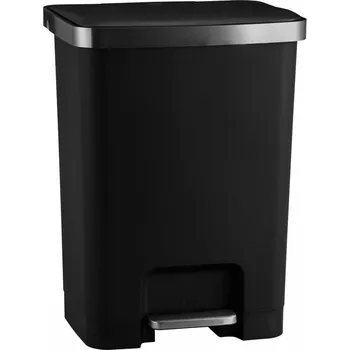 Odpadkový koš Koš pedálový HANA, objem 35 l plastový, černý