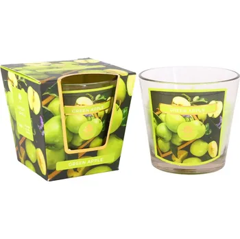 ARÔME Svíčka 120 g, ve skle, Green Apple