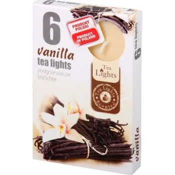Svíčka Svíčka čajová VANILKA vonná 6ks