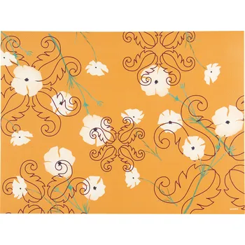 Talíř Guzzini, Prostírání pod talíř Fusion s květy 33 x 44 cm jantar - Formadore