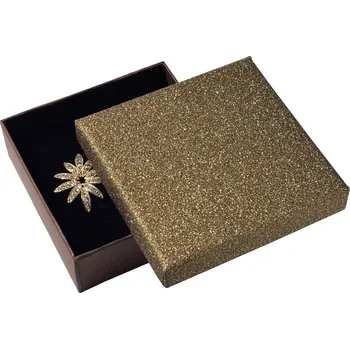 Dárková krabička Zlatnictví Helios Krabička na šperky bronzový dekor