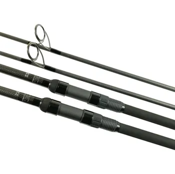 Rybářský prut Harrison Advanced Rods Harrison kaprový prut Trebuchet Light 13ft 3,75lb All Black, sedlo 1K Carbon, Fullshrink, Kigan ZDZ Gunsmoke 50mm