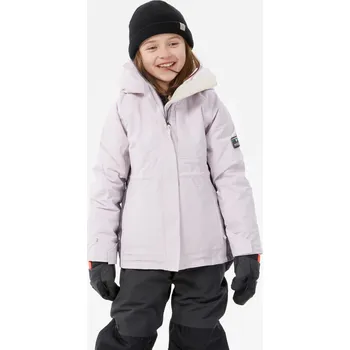 DREAMSCAPE Dětská snowboardová prodloužená bunda 500 10 LET FIALOVÁ