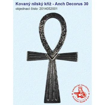 Kovaný nilský kříž - Anch Decorus 30 - 2014052001