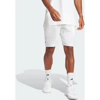 Pánské oblečení ADIDAS Šortky Club Tennis Climacool Stretch Woven L BÍLÁ