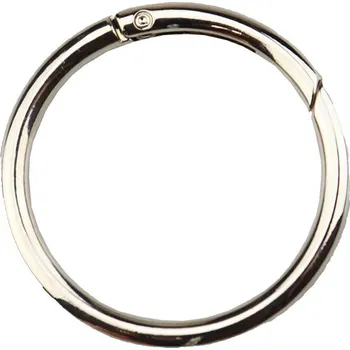 Pro Háčkování Karabina kroužek Ø 38 mm nikl