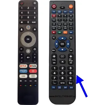 Strong SRT40FG6733C dálkový ovladač náhradní