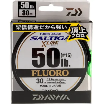 DAIWA - Saltiga X'Link Fluorocarbon Leader 30m 0,47mm 13,6kg
