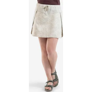 Dámská sukně QUECHUA Dámská turistická sukně s kraťasy NH500 40 BÉŽOVÁ