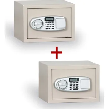 Trezor Nábytkový sejf elektronický 1+1 ZDARMA, 16 L, šedý