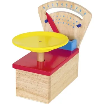 Dřevěná hračka Goki Dřevěná váha s miskou (Goki)