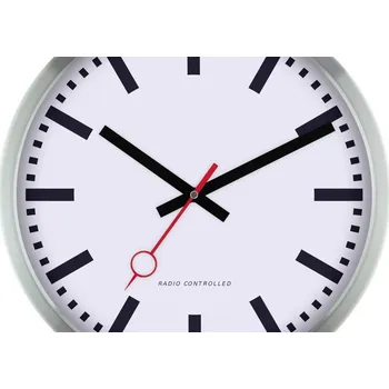 Hodiny EUROTIME 53820-05 DCF nástěnné hodiny 30 cm , černá