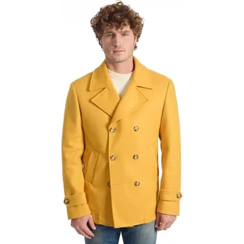 Pánský kabát Pánský kabát CRPL15 NCA Roberto Pepe Luxury Barva: Žlutá, Velikost: 50