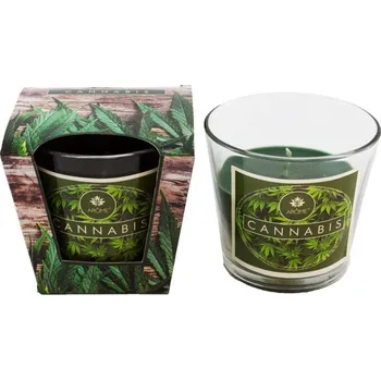 ARÔME Svíčka 120 g, ve skle, Cannabis