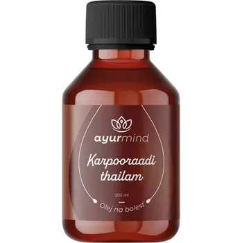 Masážní přípravek Karpooraadi thailam - Olej na bolest 200ml