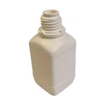 Láhev 310-83994 HDPE LÁHEV 250 ML BÍLÁ HRANATÁ ÚZKOHRDLÁ, BEZ UZÁVĚRU