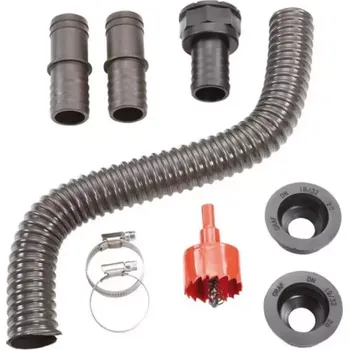 PROPOJOVACÍ SADA 1 ¼“ ZÁSOBNÍKŮ NA DEŠŤOVOU VODU ŠEDÁ