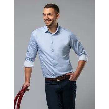 Pánská košile FERATT Košile PERFETTO 107 SLIM Velikost: S