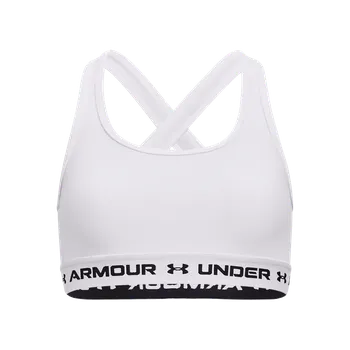 Podprsenka Under Armour Armour Crossback Mid Solid bílá UK Junior S