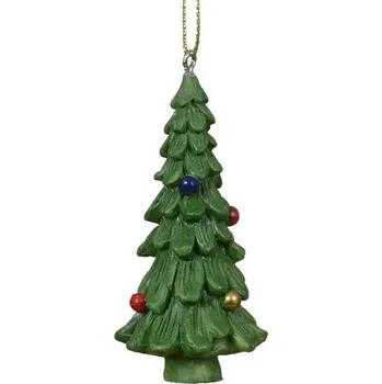 Vánoční ozdoba Vánoční ozdoba medvídci/strom/koníci 1ks, 4x3x7,5 cm - Stromeček