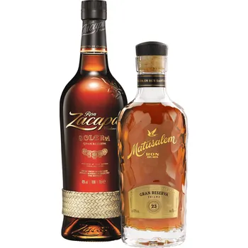 Rum Set Zacapa Solera Gran Reserva + Matusalem Gran Reserva 23 Enigma 1,4l (set 1 x 0.7 l, 1 x 0.7 l)