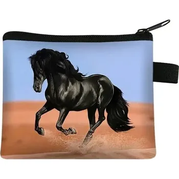 Dětská peněženka s potiskem koně - 011