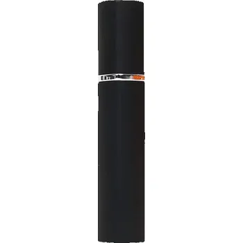 Skleněná lahvička na parfém s kovovým obalem | 12ml - černá