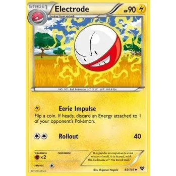 Sběratelská karetní hra Pokémon XY 045/146 Electrode - XY Stav: Excellent, Verze: NORMAL