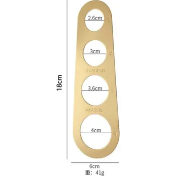 Odměrka na špagety | kuchyňské potřeby - na 1 až 4 porce - Zlatá